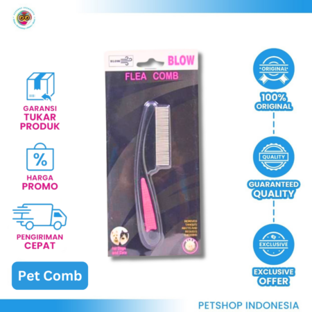 Blow Flea Comb BL09 - Sisir Serit Kutu Kucing Anjing