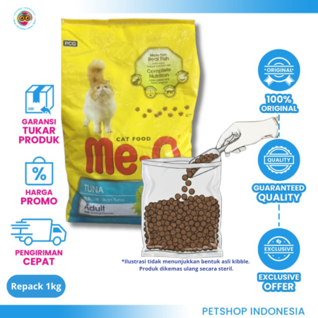 Meo Tuna 1kg (Repack) - Makanan Kucing Kering