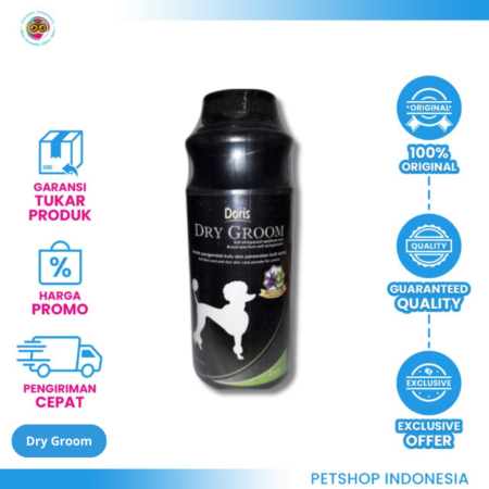 BEDAK KUTU DAN SKIN CARE DORIS DRY GROOM 100g