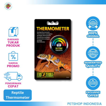 Exo Terra Rept-O Thermometer – Pengukur Suhu Akurat untuk Terrarium