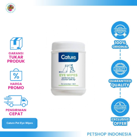 Cature Pet Eye Wipes - Tissue Basah Hewan Peliharaan