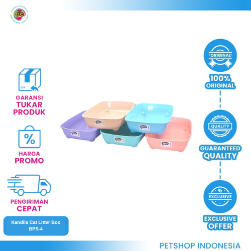 310 Kandila Cat Litter Box BPS-4 - Bak Pasir Kucing