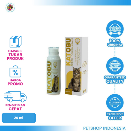 318 Katobu 20ml (For Cat) - Spray Penghilang Kutu Kucing