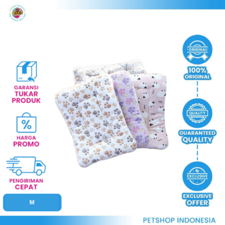 Kasur Kucing Anjing Size M – Tempat Tidur Nyaman untuk Hewan Kesayangan