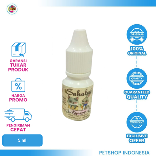 324 Kepromec Sahabat 5ml – Obat Kutu Kucing dan Kelinci