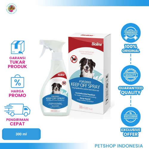 345 Bioline Keep of Spray for dog 300ml - Spray Anti Mencakar Barang