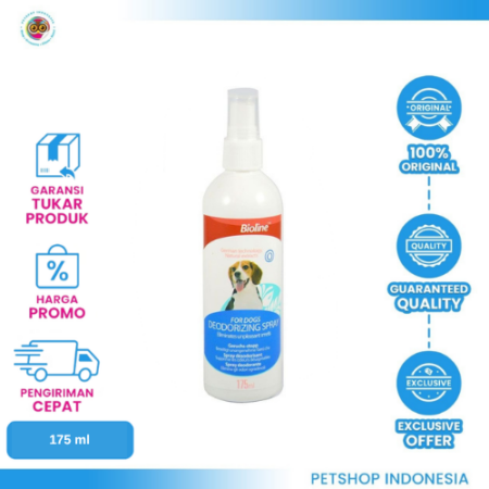 Bioline Deodorizing Spray for Dogs 175ml – Semprot Penghilang Bau Anjing