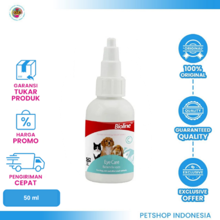 Bioline Eye Care 50 ml - Obat Tetes Mata Hewan