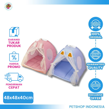 Cat & Dog Tent Bed - Tempat Tidur Tenda Lucu