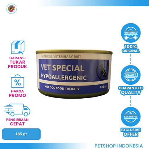 394 Nutricell Vet Special Hypoallergenic Dog 185gr - Makanan Anjing