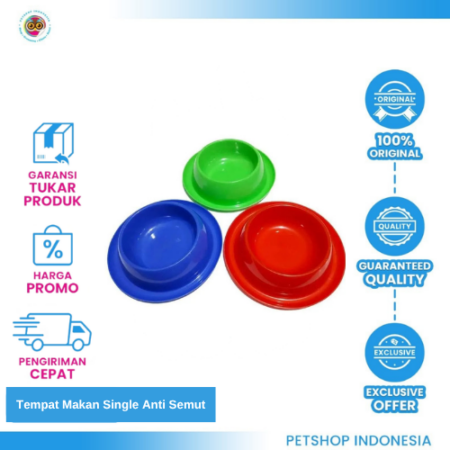 Tempat Makan Single Anti Semut – Praktis, Higienis, dan Aman untuk Hewan Kesayangan