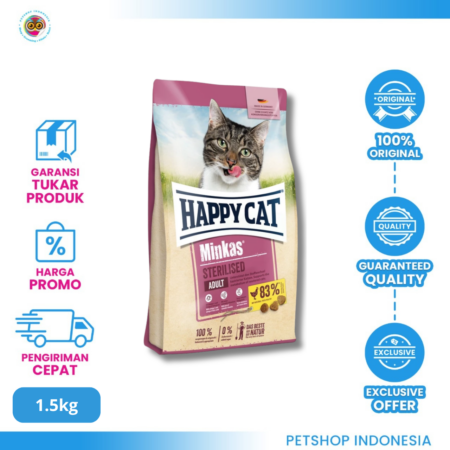Happy Cat Minkas Sterilised 1.5kg