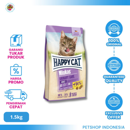Happy Cat Minkas Urinary Care 1,5 kg - Makanan Anak Kucing