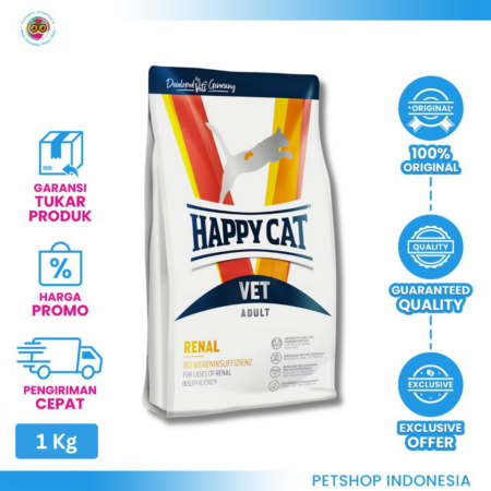 Happy Cat Vet Diet Renal 1 Kg - Makanan Kucing