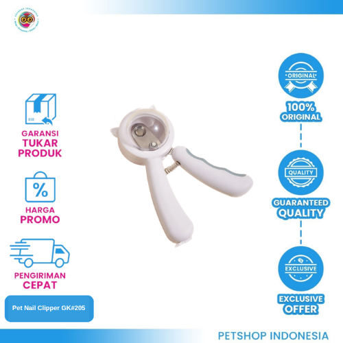 405 Pet Nail Clipper GK#205 – Gunting Kuku Hewan dengan Lup