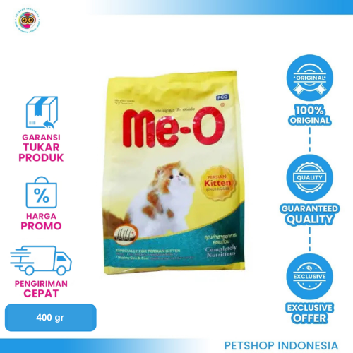 408 Meo Kitten Persian 400gr – Makanan Kering Sehat untuk Anak Kucing Persia