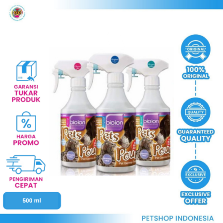 Bio Ion Pet Pounce Japan – Obat Jamur, Scabies, dan Demodeks Anjing & Kucing