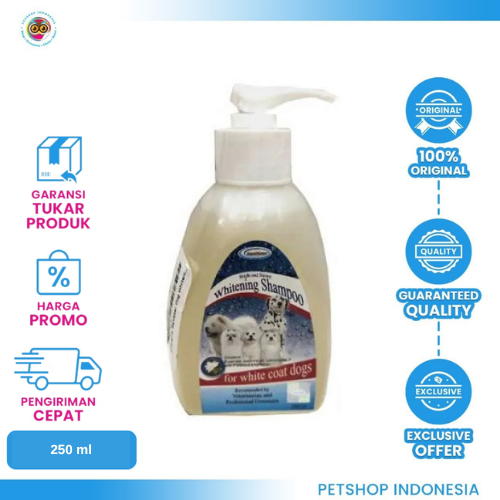 411 Raid All Sanitiser Bright and Shiny 250 mL – Shampo Pencerah dan Pelembap Bulu Anjing