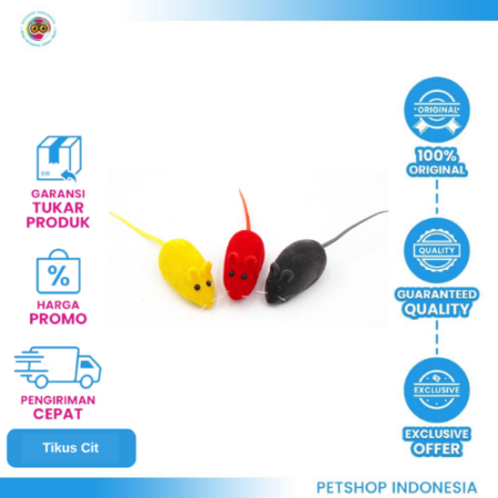 Tikus Cit Mainan Kucing – Cat Toys Interaktif yang Menghibur dan Melatih Insting Berburu