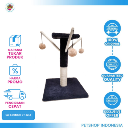 Cat Scratch with Cat Tree CT-3128 - Papan Garuk Kucing