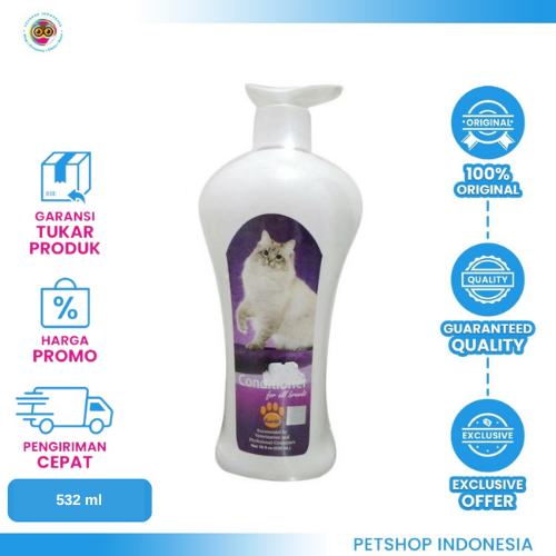 413 Raid All Sanitiser Cat Conditioner 532 mL – Conditioner Kucing untuk Bulu Lembut dan Sehat