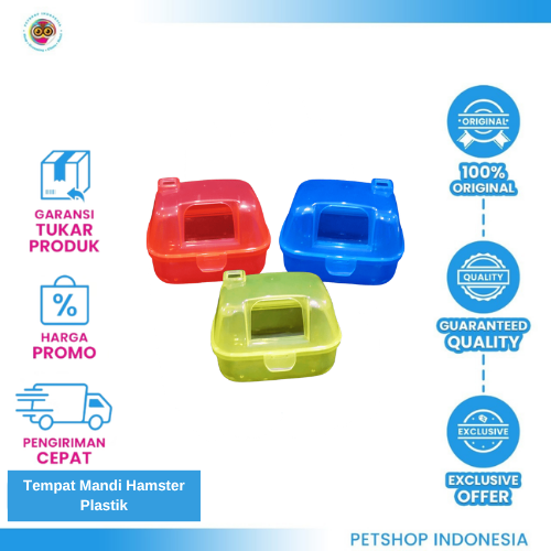 414 Tempat Mandi Hamster Plastik – Wadah Praktis untuk Kebersihan dan Kesehatan Hewan Kecil Anda