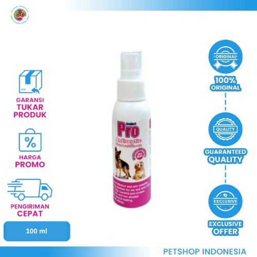 416 Ecojack Pro Antiseptic Pet Care 100ml - Obat Luka Hewan
