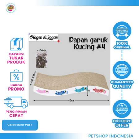 Cat Scratcher Pad #4 - Papan Garuk Kucing