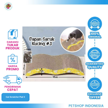 Cat Scratcher Pad #3 - Papan Garuk Kucing