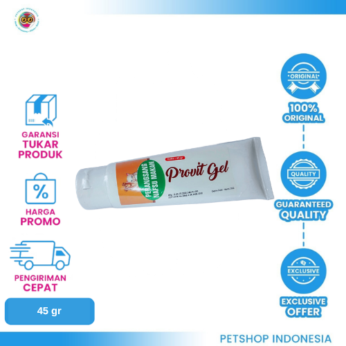 421 Provit gel 45gr Vitamin Nafsu Makan - Vitamin Kucing