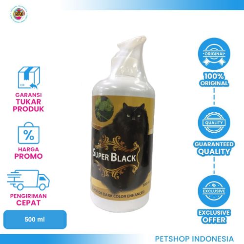 421 Super Black Dark Color Enhanced - Shampoo Kucing 500 mL