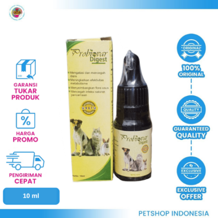 Probiovar Digest 10 ml – Vitamin Pencernaan Hewan