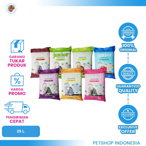 424 Pasir Junior 25L - Pasir Gumpal Wangi Kucing