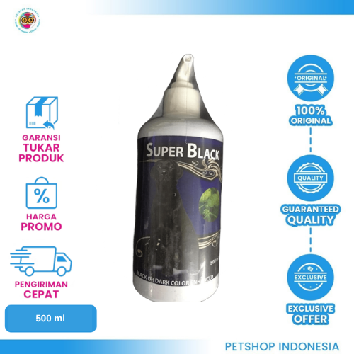 425 Super Black for Black or Dark Color Enhanced – Shampoo Anjing 500 mL