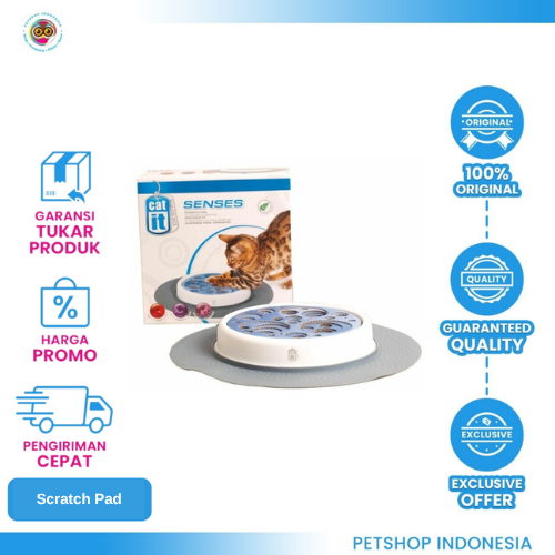 426 Catit Design Senses Scratch Pad – Mainan Kucing Interaktif untuk Kebutuhan Alami Scratch