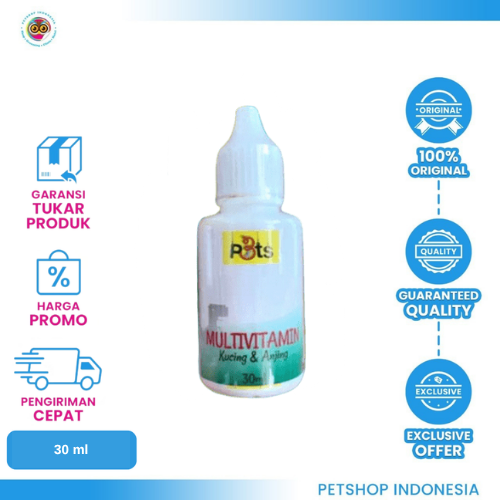 429 P3TS Multivitamin Hewan Anjing Kucing