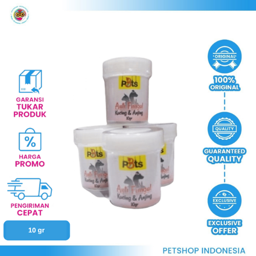 432 P3ts Cream Anti Fungal 10gr Kucing & Anjing - Obat Jamur Anti Bakteri