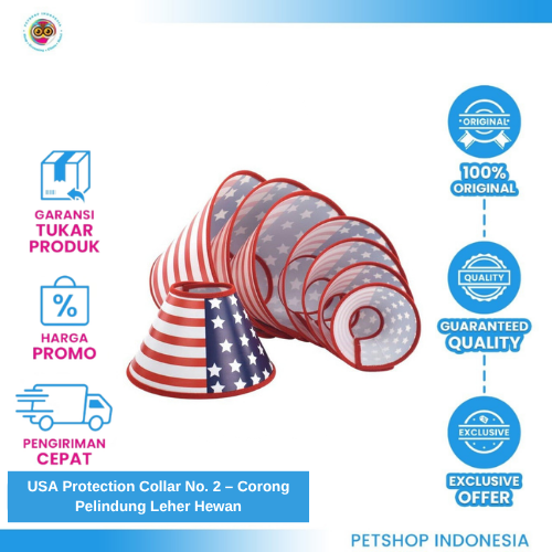 437 USA Protection Collar (No.2) – Corong Pelindung Leher Hewan