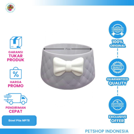Bowl Pita MP78 - Tempat Makan Minum Anjing & Kucing