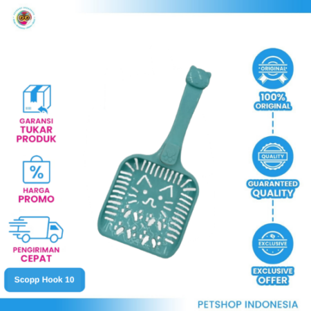 SCOOP HOOK 10 – SEROKAN PASIR KUCING PRAKTIS DAN TAHAN LAMA