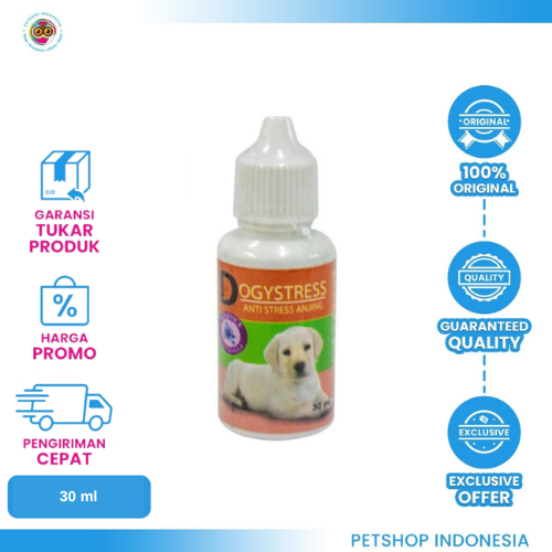 445 Dogystress 30 mL – Obat Anti Stress untuk Anjing