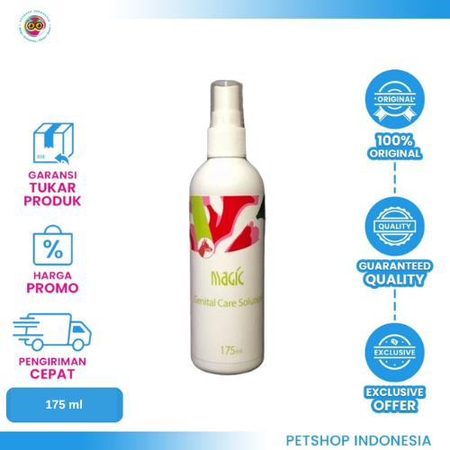 445 Magic Genital Care Solution Dogs 175 ml – Spray Anti Infeksi Kelamin untuk Anjing