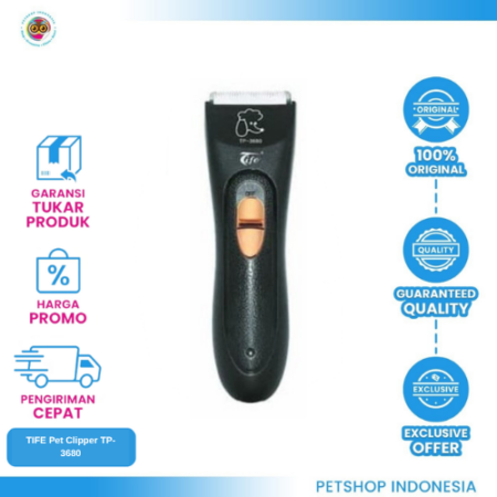 TIFE Pet Clipper TP-3680 – Alat Cukur Bulu Hewan Elektrik