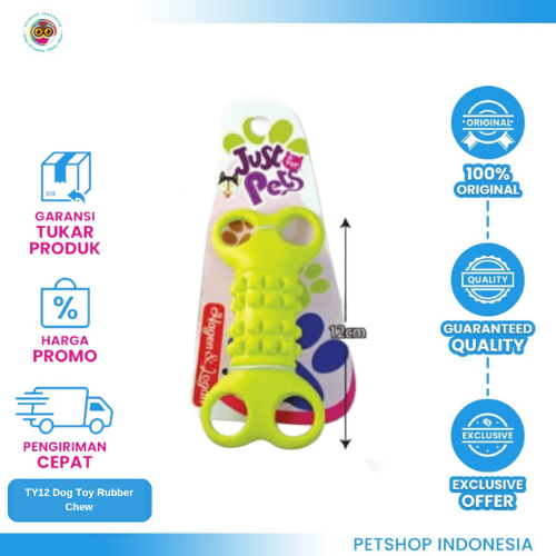 452 TY12 Dog Toy Rubber Chew – Mainan Gigitan Anjing