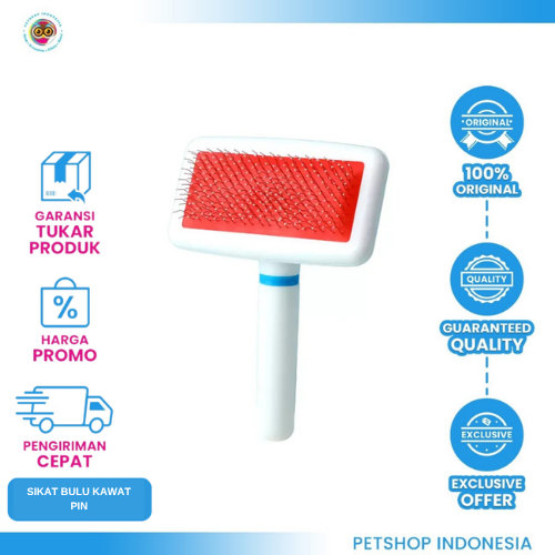 453 SIKAT BULU KAWAT PIN – SISIR HEWAN UNTUK PERAWATAN BULU LEBIH MAKSIMAL