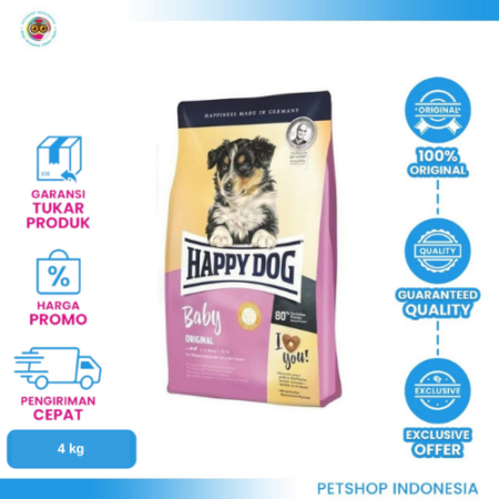 Happy Dog Supreme Young Junior Original 4 Kg – Makanan Anjing Junior Bernutrisi Lengkap