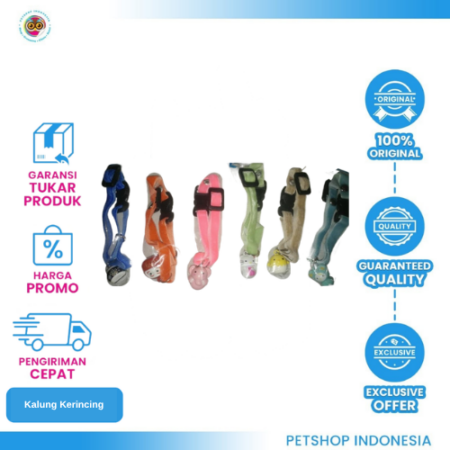 Kalung Bel Karakter Kucing & Anjing