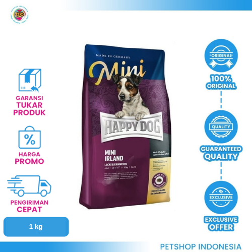459 Happy Dog Supreme Mini Irland 1 Kg – Makanan Anjing Premium