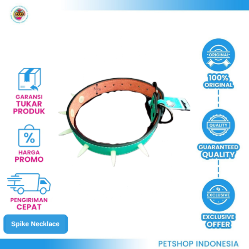 463 Kalung Anjing Model Spike Necklace #10 – Aksesori Keren dan Tangguh