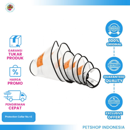 Pet Protection Collar No.+2 – Pelindung Efektif untuk Anjing & Kucing